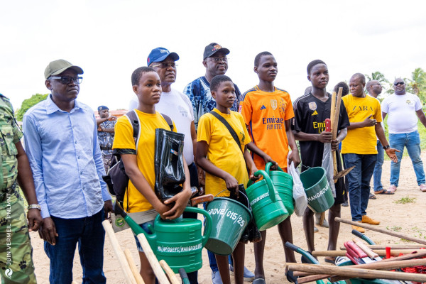 Célébration de la Journée de l’Arbre à Ouidah : Plus de 2500 arbres plantés pour lancer Juin Vermeil 2025